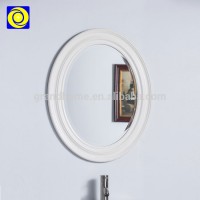 Decorating modern wooden frame bath oval mirrors vanity dressing table mirror