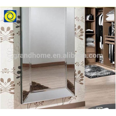 Professional manufacture decorative design 24*64" standing country style wall mirror