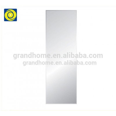 Cheap transparent mirror glass raw 58*16" full length mirror glass 3mm long mirror